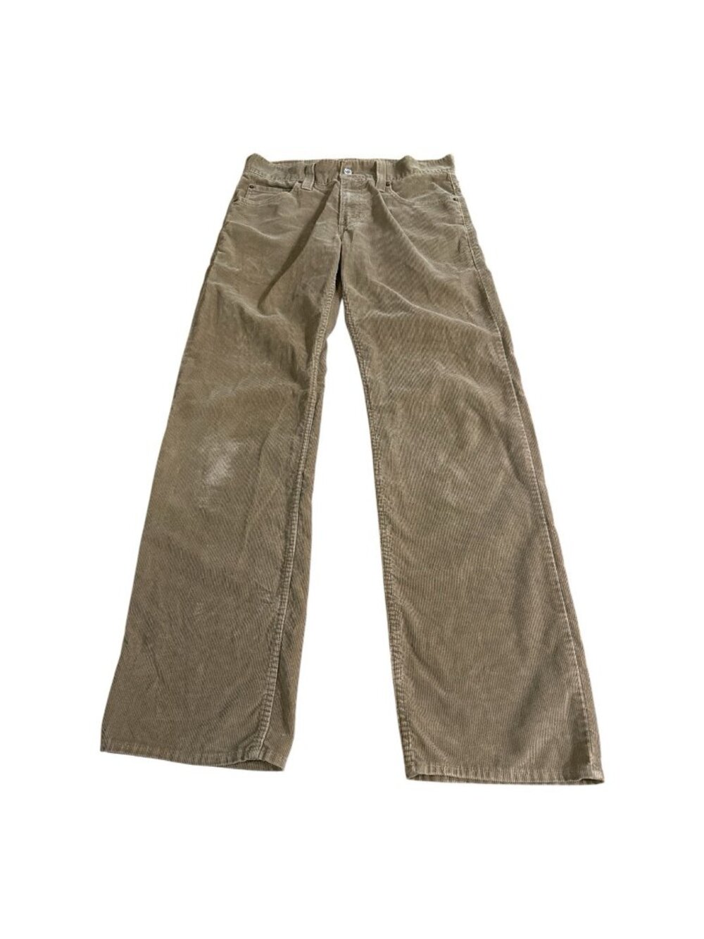 Levis Low Loose 549 Pants Men 32x34 Tan Retro Cords Corduroy Straight Leg Y2K
